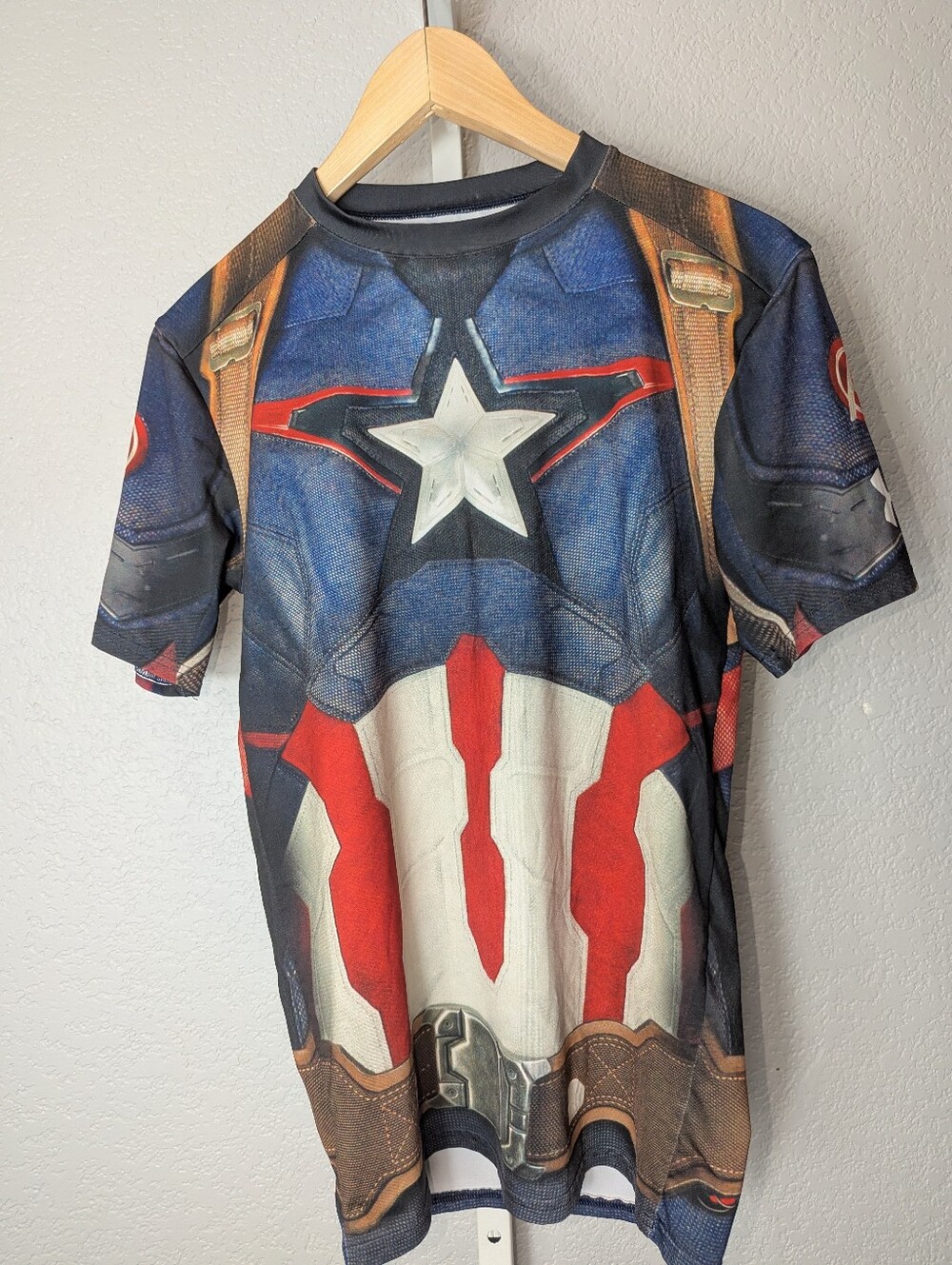 Under Armour Alter Ego Captain America Compression Shirt Men's Large
